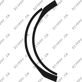 Wheel Lip/Splash Front, L&R 2003-2003 Volkswagen Golf, GTI 03-03 2D HB PPF