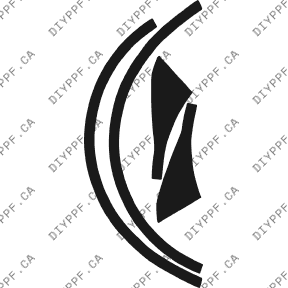 Wheel Lip/splash Rear, L&R 2003-2003 Volkswagen Golf, GTI 03-03 2D HB PPF