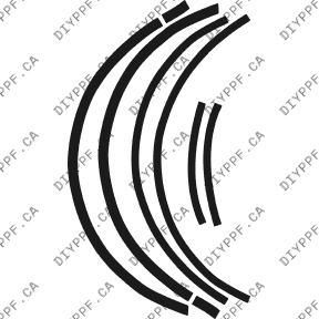 Wheel Lips 2003-2004 Volkswagen Jetta 04-03 4D SW PPF