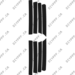 Grille 2003-2004 Volkswagen Jetta 04-03 4D SW PPF