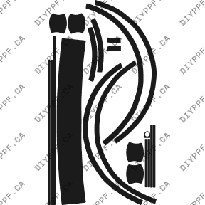 Appearance C 2003-2005 Volkswagen Jetta 05-03 4D Sdn PPF