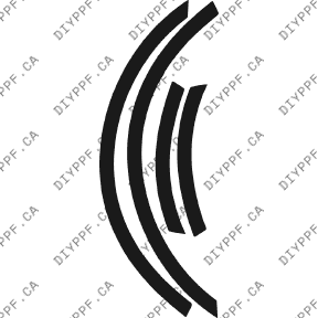 Wheel Lip Rear, L&R 2003-2004 Volkswagen Passat 04-03 4D Sdn PPF