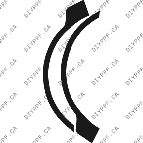 Wheel Lip/Splash Front, L&R 2003-2004 Volkswagen Passat 04-03 4D Sdn PPF