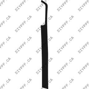 Bumper, Middle Left 2003-2004 Volkswagen Passat 04-03 4D Sdn PPF