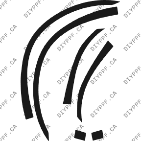 Wheel Lip Rear, L&R 2003-2003 Volvo S40 03-03 4D Sdn PPF