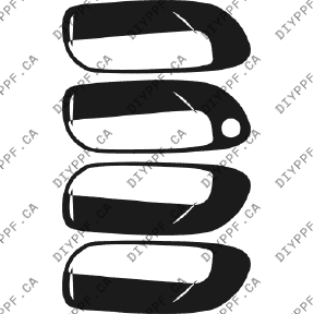 Door Handles 2002-2004 Volvo S60 04-02 4D Sdn PPF