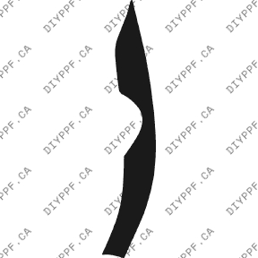 Bumper, Top Right 2003-2006 Volvo S80 06-03 4D Sdn PPF