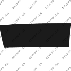 Chevrolet Cavalier Sport (2002–2002) Rear Splash Left Lower Paint Protection Film (PPF) Kit – Two Door Coupe