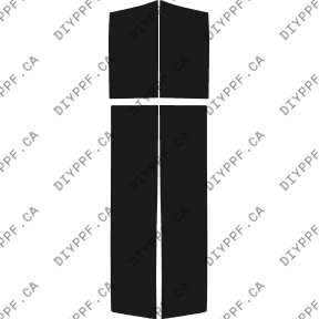 Door Panels, L&R 2002-2003 Chevrolet TrailBlazer LS 03-02 4D SUV PPF