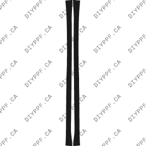 Chevrolet TrailBlazer LS (2002–2003) Front Rockers Paint Protection Film (PPF) Kit – 4-Door SUV