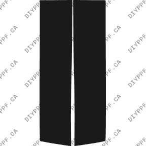 Door Panels Front, L&R 2002-2003 Chevrolet TrailBlazer LS 03-02 4D SUV PPF