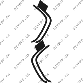 Wheel Lip Front, L&R 2002-2003 Chevrolet TrailBlazer LS 03-02 4D SUV PPF