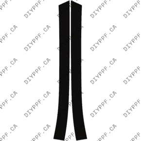 A Pillar 2022-2024 Volkswagen Golf GTI S/SE 24-22 4D HB PPF