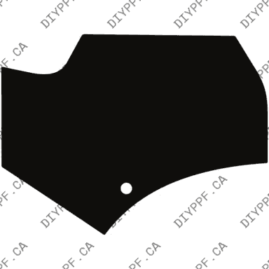 Wheel, Rear Splash, Left, Sensors 2022-2024 Volkswagen Golf GTI S/SE 24-22 4D HB PPF