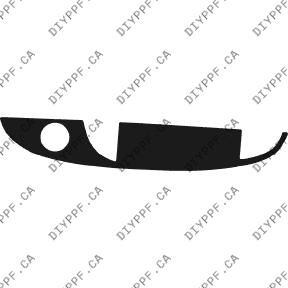 Chevrolet Malibu LS (2002–2003) Front Door Handle Right Paint Protection Film (PPF) Kit – 4-Door Sedan