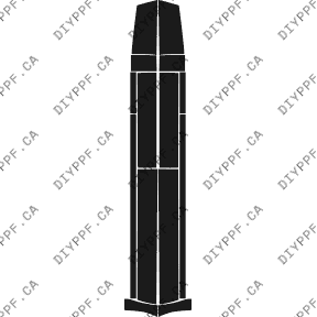 Rockers & Cab 2002-2005 Chevrolet S-10 ZR5 05-02 Crew P/U Short PPF