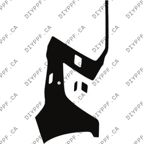 Bumper, Right w/ 1 sensor 2022-2025 Lexus NX F Sport 25-22 4D SUV PPF