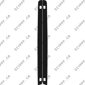 Chevrolet Silverado Base (2002–2002) Bed Rails Paint Protection Film (PPF) Kit – Pickup Short Bed