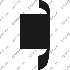 Chevrolet Silverado Base (2002–2002) Front Door Handle Right Paint Protection Film (PPF) Kit – Pickup Short Bed