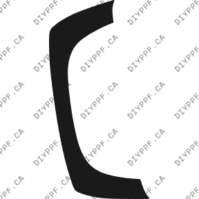 Chevrolet Silverado HD (2002–2002) Rear Lip Left Paint Protection Film (PPF) Kit – Extended Pickup Long Bed