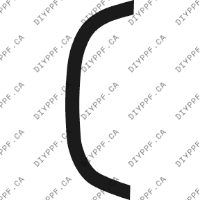 Chevrolet Silverado HD 2500HD (2002–2002) Rear Wheel Lip Left Paint Protection Film (PPF) Kit – Extended Pickup Dually