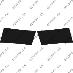 Chevrolet Silverado Cab (2002–2002) A Pillar Paint Protection Film (PPF) Kit – Crew Cab Pickup Long Bed