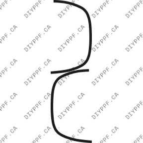 Chevrolet Silverado Base (2002–2002) Rear Wheel Lip Paint Protection Film (PPF) Kit – Crew Cab Long Bed Pickup