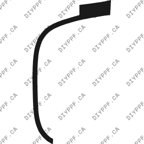 Chevrolet Silverado Base (2002–2002) Front Lip Splash Left Paint Protection Film (PPF) Kit – Crew Cab Short Bed Pickup