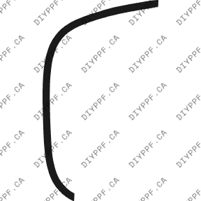 Chevrolet Silverado Base (2002–2002) A-Pillar Paint Protection Film (PPF) Kit – Crew Cab Short Bed