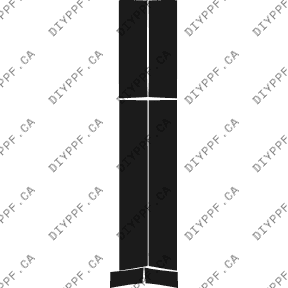 Chevrolet Silverado Base (2002–2002) Cab Paint Protection Film (PPF) Kit – Extended Cab Long Bed