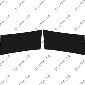 Chevrolet Silverado Base (2002–2002) Front Rockers Paint Protection Film (PPF) Kit – Extended Cab Long Bed