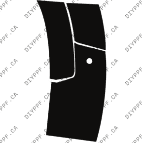 Wheel, Rear Splash, Left, Sensors 2022-2023 Audi e-tron Sportback S 23-22 4D SUV PPF