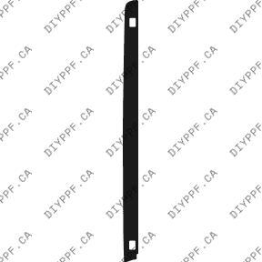 Chevrolet Silverado Base (2002–2002) Bed Rail Right Paint Protection Film (PPF) Kit – Crew Cab Short Bed