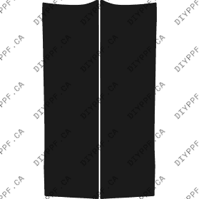 Chevrolet Silverado Base (2002–2002) Bed Rockers Front Paint Protection Film (PPF) Kit – Extended Cab Long Bed