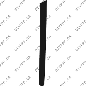 Chevrolet Silverado Base (2002–2002) Middle Right Grille Paint Protection Film (PPF) Kit – Extended Cab Long Bed