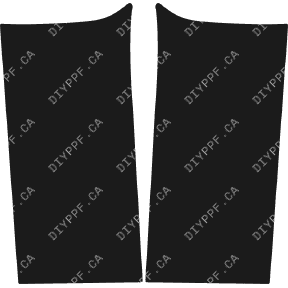 Chevrolet Silverado Base (2002–2002) Bed Rockers Front Paint Protection Film (PPF) Kit – Extended Cab Short Bed Pickup