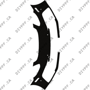 Bumper, w/ 4 Sensors 2021-2023 Porsche Panamera Turbo S 23-21 4D Sdn PPF