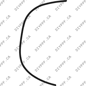 Wheel, Rear Lip Left 2002-2004 Dodge Dakota 04-02 Club Plus PPF