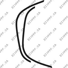 Wheel Lip Front, L&R 2002-2004 Dodge Dakota 04-02 Quad Plus PPF