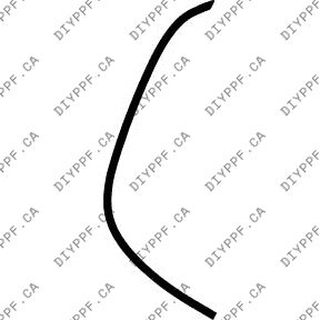 Wheel, Rear Lip Left 2002-2003 Dodge Durango 03-02 4D SUV Plus PPF