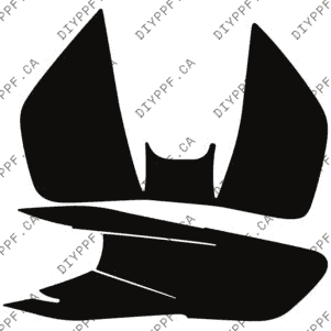 Bumper, Right Fog 2022-2024 Volvo C40 Recharge Core/Plus/Ultimate 24-22 4D SUV PPF