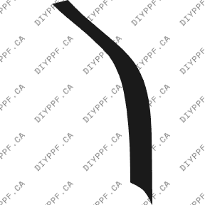 Bumper, Top Left 2002-2003 Mercedes-Benz ML Class w/flares 03-02 4D SUV PPF