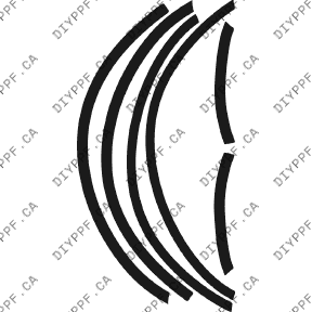 Wheel Lips 2002-2004 Acura RSX w/flaps 04-02 2D HB PPF