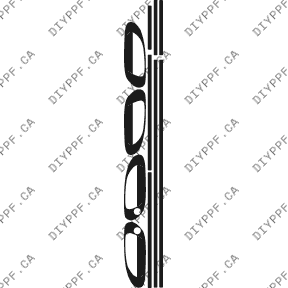 Appearance A 2002-2003 Acura TL w/flaps 03-02 4D Sdn PPF