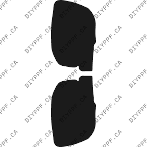 Mirrors 2002-2003 Acura TL w/flaps 03-02 4D Sdn PPF