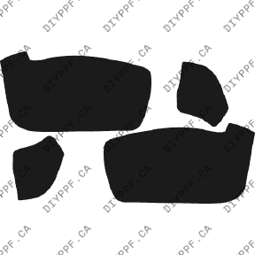 Mirrors 2002-2004 Acura RL w/flaps 04-02 4D Sdn PPF