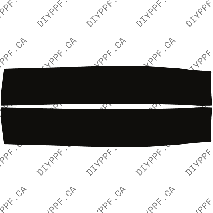 Door Panels Rear, L&R 2022-2024 Porsche Taycan GTS 24-22 4D Sdn PPF