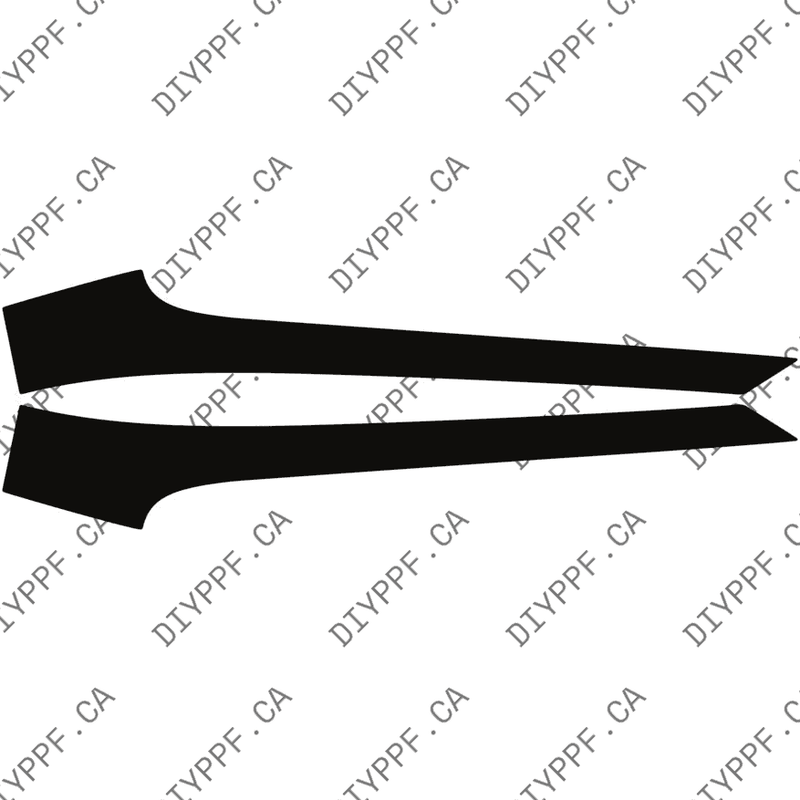 A Pillar 2022-2024 Porsche Taycan GTS 24-22 4D Sdn PPF