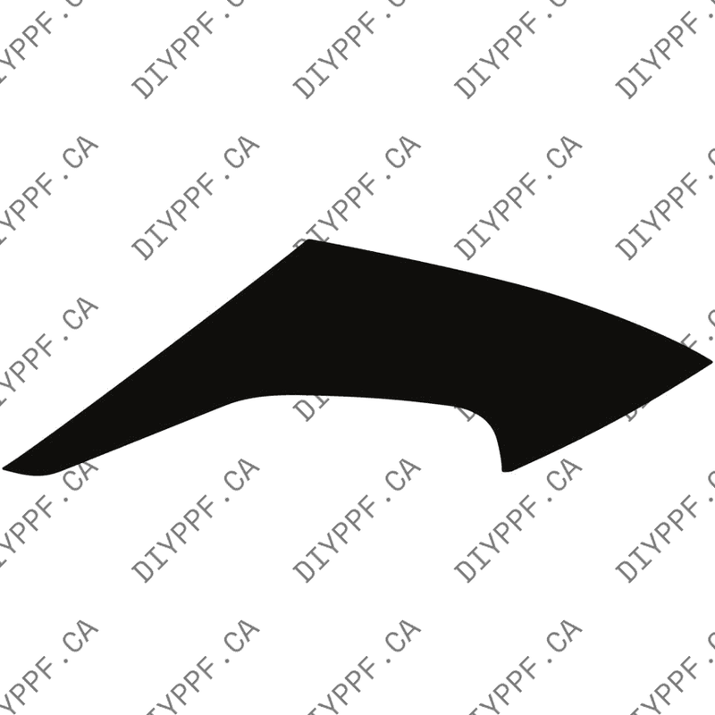 Fender, Left 2022-2024 Porsche Taycan GTS 24-22 4D Sdn PPF