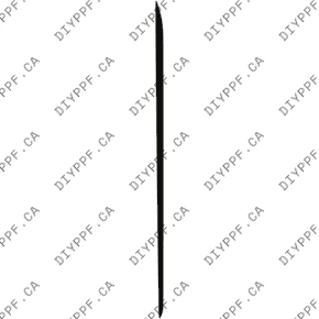 Rocker, Right 2022-2024 Porsche Taycan GTS 24-22 4D Sdn PPF